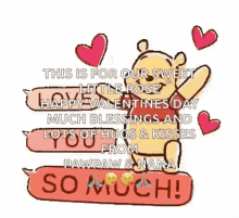 Winnie The Pooh I Love You GIF - Winnie The Pooh I Love You This Is For Our Sweet Little Rose GIFs