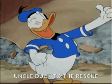 Donald Duck Uncle Duck To The Rescue GIF - Donald Duck Uncle Duck To The Rescue Me GIFs