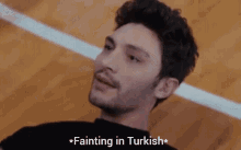 Ozan Korfali Fainting In Turkish GIF - Ozan Korfali Fainting In Turkish Goner GIFs