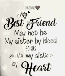 bff best friends sister love sisters by heart