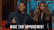 Make That Appointment Russell Wilson GIF - Make That Appointment Russell Wilson Ciara GIFs