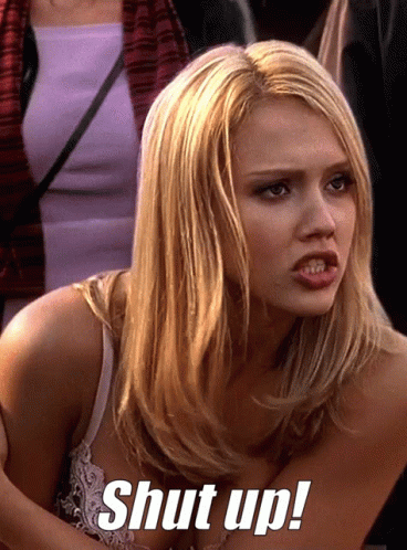 Jessica Alba Shut Up Gif Jessica Alba Shut Up Angry Discover Share Gifs