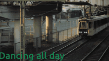 dancing subway transportation all day train