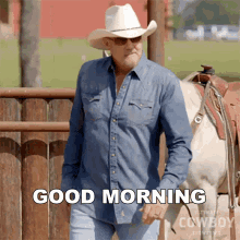 Good Morning Trace Adkins GIF - Good Morning Trace Adkins Ultimate Cowboy Showdown Season2 GIFs