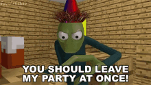 You Should Leave My Party Get Out GIF - You Should Leave My Party Get Out Mad GIFs