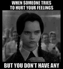 Hurt Feelings Wednesday Addams GIF - Hurt Feelings Wednesday Addams No Emotions GIFs
