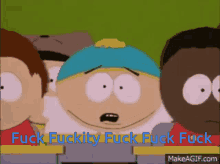 southpark cartman fuck fuckity cant say fuck