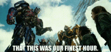 Transformers Optimus Prime GIF - Transformers Optimus Prime That This Was Our Finest Hour GIFs