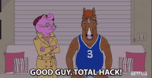 Good Guy Total Hack GIF - Good Guy Total Hack Bojack Horseman GIFs