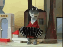 крокодил гена чебурашка день рождения петь пою GIF - Gena Cheburashka Happy Birthday GIFs