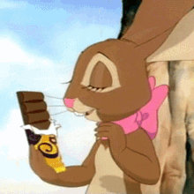 Caramel Bunny Rabbit GIF - Caramel Bunny Rabbit Chocolate GIFs