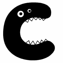 letter c c monster letter c c monster