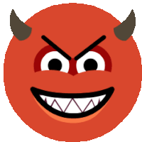 Smiley Teufel Aufkleber Devil Emoji Sticker Böse Mädchen Satan Shocker JDM DUB