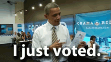 I Just Voted GIF - Obama Barack Obama Potus GIFs