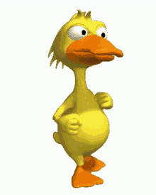 Hiiii Duck GIF - Hiiii Duck Walk GIFs