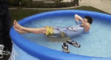Cory Monteith Glee GIF - Cory Monteith Glee Swimming Pool GIFs