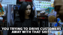 You Trying To Drive Customers Away With That Shit Bad Business GIF - You Trying To Drive Customers Away With That Shit Bad Business Rude GIFs