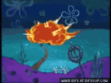 spongebob explosion nuke bikini atoll