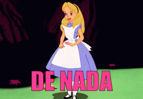 De Nada Bow GIF - De Nada Bow Alice In Wonderland GIFs