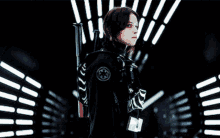 Rogue One Jyn Erso GIF - Rogue One Jyn Erso Stare GIFs