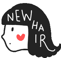 New Hair Stylish Sticker - New Hair Stylish Looking Good Stickers