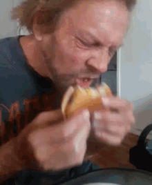 Guy,Eating,Burger,white,gif,animated gif,gifs,meme.
