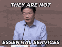 Lawrence Wong Essential Serivces GIF - Lawrence Wong Lawrence Essential Serivces GIFs