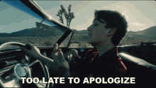 Too Late To Apologize Johnny Orlando GIF - Too Late To Apologize Johnny Orlando I Dont Song GIFs
