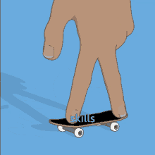 finger board skills skateboard board flip