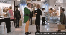 Elf Excited GIF - Elf Excited Mall GIFs