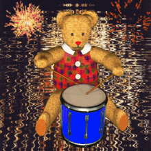 Drum Roll Drummer GIF - Drum Roll Drummer Fireworks GIFs