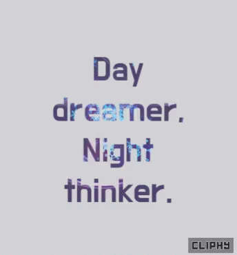 Day dreamer. Daydreamer François text.