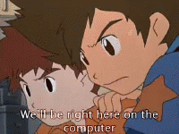 Computer It GIF - Computer IT Digimon - Discover & Share GIFs