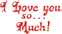 Love You So Much Love Sticker - Love You So Much Love You Love Stickers