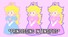 Princess Peach Intensifies GIF - Princess Peach Intensifies Intensified GIFs