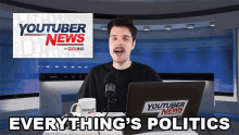 Everythings Politics Benedict Townsend GIF - Everythings Politics Benedict Townsend Youtuber News GIFs
