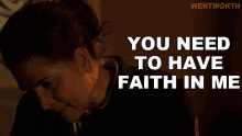 You Need To Have Faith In Me Joan Ferguson GIF - You Need To Have Faith In Me Joan Ferguson Wentworth GIFs