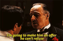 I'M Going To Make Him An Offer He Can'T Refuse GIF - Gekko Cantrefuse Refuse GIFs