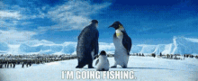happy feet memphis im going fishing penguin going fishing