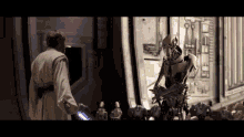Star Wars General Grievous GIF - Star Wars General Grievous Lightsaber GIFs