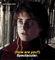 (How Are You?)Spectacular..Gif GIF - (How Are You?)Spectacular. Daniel Radcliffe Face GIFs