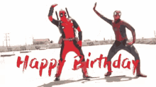 happy birthday birthday greetings deadpool spider man