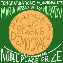 Congratulations To Journalists Maria Ressa GIF - Congratulations To Journalists Maria Ressa Dmitry Muratov GIFs