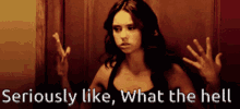 Seriously What The Hell GIF - Seriously What The Hell Katherine Pierce GIFs