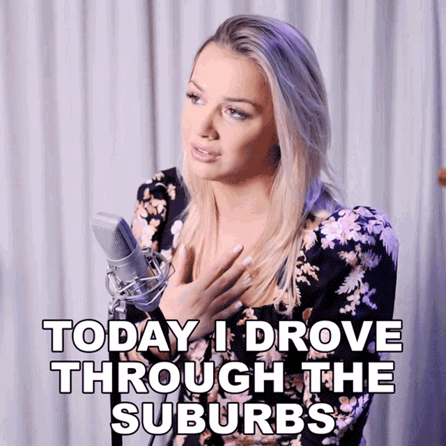 Today I Drove Through The Suburbs Emma Heesters Gif Today I Drove Through The Suburbs Emma Heesters Drivers License Song Discover Share Gifs