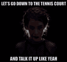Tennis Court Lorde GIF - Tennis Court Lorde Lets Go Down GIFs