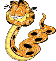 Garfield Snake Sticker - Garfield Snake Garfiled Snake Stickers