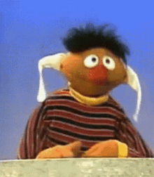 Ernie Not Listening GIF - Ernie Not Listening Sesame Street GIFs