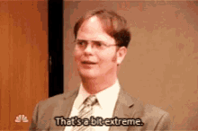 The Office Dwight GIF - The Office Dwight Little Bit Extreme GIFs