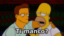 Ti Manco Mi Pensi Mancare Pensare Amore Affetto Simpson GIF - Do You Miss Me Do You Think About Me Love GIFs